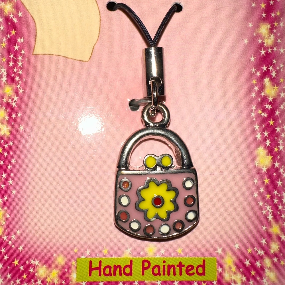 Vintage cell phone charm